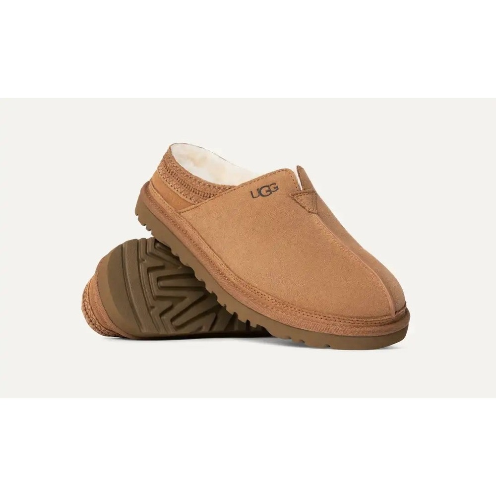 UGG Neuman Chestnut 1113631 Mens Size 9 (42) Womens 11 Slip On Preowned $125